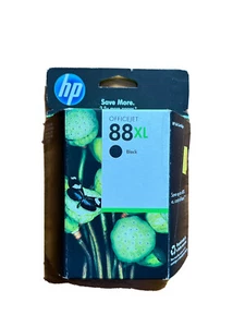 Ink HP 88XL Black High Capacity Cartridge Genuine OEM C9396AN Sealed Box 2012 - Picture 1 of 4