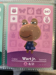 animal crossing amiibo cards series 3 Wart Jr #247 - Picture 1 of 1