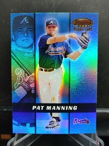 Pat Manning RC - 2000 Bowman's Best Blue Refractor #156 /2999 - Atlanta Braves