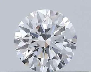 100%Natural Loose Diamond GIA Certified 0.27 Ct Round Cut 4 mm F Color VS2 Grade - Picture 1 of 7