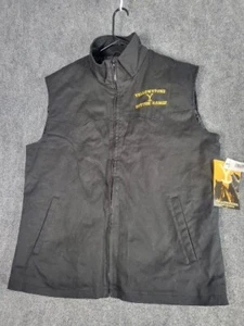 Chaleco sin mangas Yellowstone Dutton Ranch para hombre talla 2XL vaquero occidental con cremallera rancho - Imagen 1 de 9