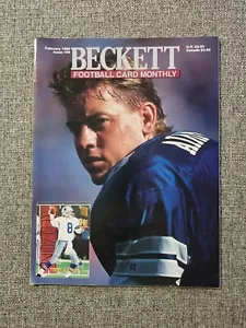 BECKETT FOOTBALL CARD MONTHLY FEBRUARY 1995 ISSUE #59 TROY AIKMAN - Picture 1 of 2