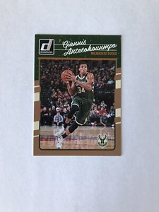 Giannis Antetokounmpo 2016-17 1st Year Panini Donruss #5 Milwaukee Bucks MINT