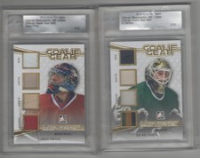2014/15 Leaf ITG Ultimate Goalie Gear Pad & Glove (x2) & Jersey Carey Price /10