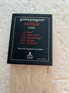 Combat ATARI CX 2601 Video Game Program Cartridge Only 1980 Vintage Atari 2600 - Picture 1 of 6