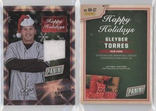 2017 Black Friday Happy Holidays Santa Hat Relics Galactic /10 Gleyber Torres