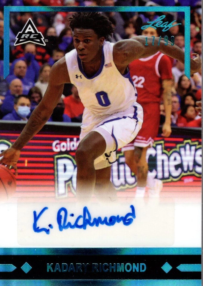 2021-22 Leaf Memories '91 Platinum #GLRKR1 Kadary Richmond Auto /99 - NM-MT - Image 1 of 1