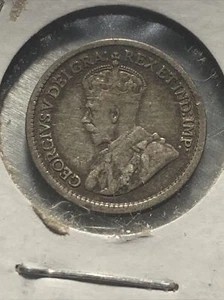 1915 Canada 5 Cents - Silver - Picture 1 of 2