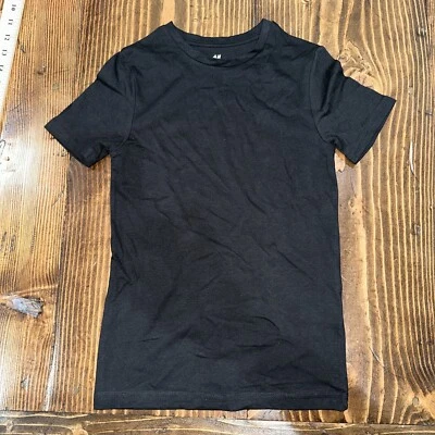 NWOT H&M Boys T Shirt 8/10 - Black - Image 1 of 4