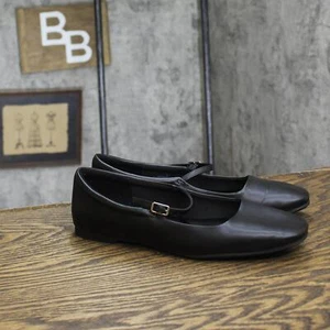 Wild Fable Womens Elsa Mary Jane Ballet Flats with Memory Foam Insole Black 7M - Picture 1 of 12
