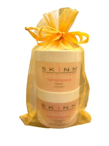 SKINN Essential Radiance Sugar & Shea Butter Body Polish & Body Butter 4oz each - Picture 1 of 3