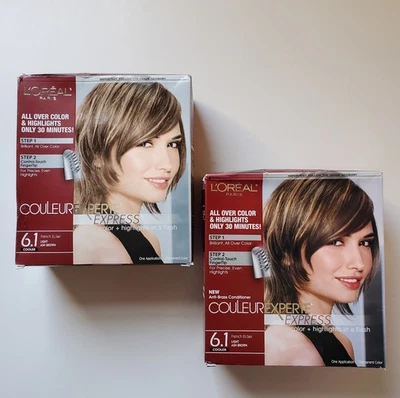 2 L'Oreal Paris Couleur Experte Express Color + Highlights 6.1 Light Ash Brown * - Image 1 of 4