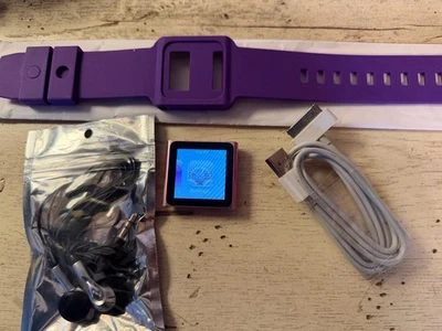 Apple iPod Nano 6ta Generación ROSA 8GB USADO PAQUETE VER DESCRIPCIÓN Foto 1 de 4