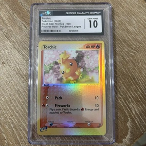Pokemon Torchic 008 Reverse Holo Black Star Promo Karte - Bild 1 von 2