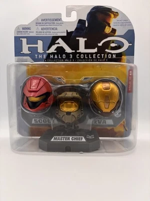 Mcfarlane Toys Halo 3 Collection Helmet Set Scout Master Chief Eva - Image 1 of 4