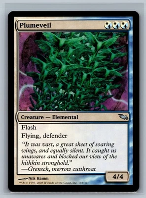 Magic The Gathering Shadowmoor Plumeveil #145/301 MTG TCG CCG - Image 1 of 2