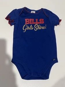 Ropa del equipo Bills NFL "Girls Shine" azul bebé una pieza talla: 6-12 meses - Imagen 1 de 2
