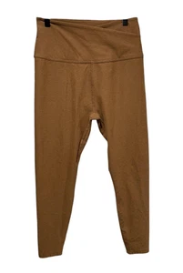Beyond Yoga Pants Womens XL Brown High Waisted Leggings Made in USA Stretch - Picture 1 of 4