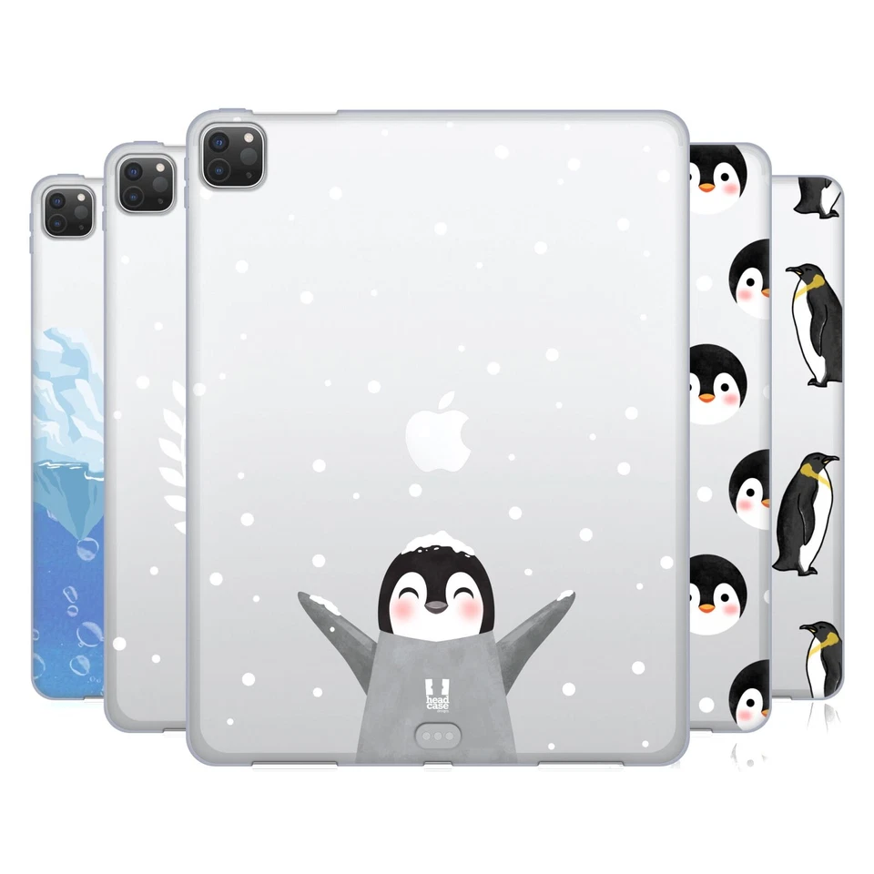 FUNDA Y PAPEL TAPIZ HEAD CASE COLECCIÓN PINGÜINO GEL SUAVE PARA APPLE SAMSUNG KINDLE Foto 1 de 4