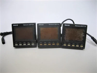 Pantallas de instrumentos de profundidad de red B&G - COMO ESTÁN - solo para piezas/reparación *Lote de 3* Foto 1 de 2