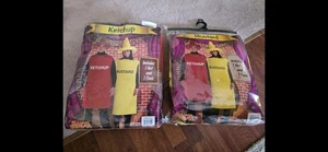 New Adult Ketchup and Mustard Couples Costume One Size Fits Most Halloween - Picture 1 of 1