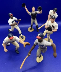 Lote de seis (6) figuras Kenner 1988-93 de los Medias Blancas de Chicago de 4" alineación inicial - Imagen 1 de 13