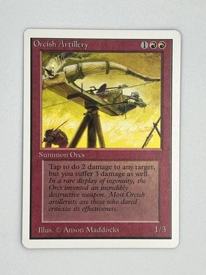 MTG ORCISH ARTILLERY Unlimited Edition Regular MT+ Magic The Gathering - Image 1 of 4