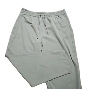 Lululemon Women’s Olive Green Jogger Pants Size Large Drawstring Pockets Lounge - Picture 1 of 4