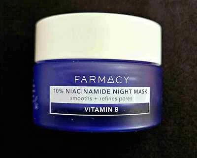 Farmacy 10% Niacinamide Night Mask Smoothing Pore Refining Skincare Size 25 ml - Image 1 of 3