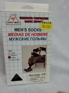 ITA-Med Calze Uomo Supporto Elastico a Compressione Graduata - Foto 1 di 4