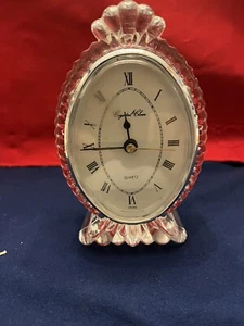Crystal Clear Quartz Clock Desk Clock Office - Picture 1 of 6