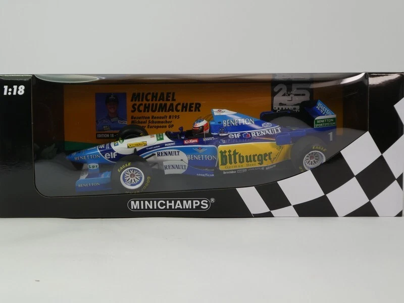 MINICHAMPS 510953201 BENETTON - F1 B195 TEAM MILD SEVEN RENAULT N 1 WELTMEISTER