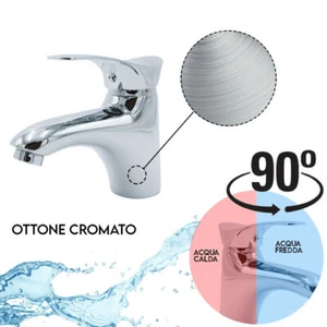 Rubinetto rubinetti miscelatori monocomando bagno per vasca ottone cromato - Foto 1 di 5