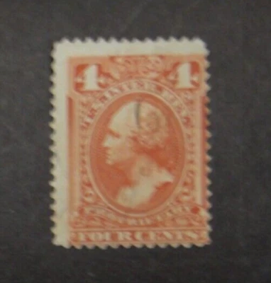 US Revenue Stamp RB14a 4c Proprietary 1875-81 #1 - Image 1 of 2