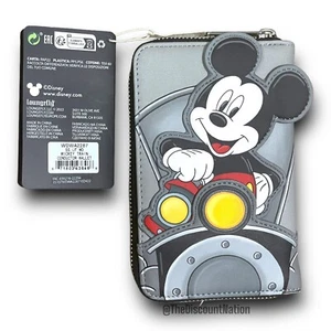Loungefly Walt Disney Mickey Mouse Zug Fahrer Geldbörse Neu mit Etikett - Bild 1 von 6