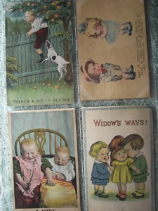 Lustige Kinder Postkarten Vintage. - Bild 1 von 2