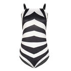 Barbie Stripe Swimsuit Cosplay Costume Blackwhite Outfits Halloween Fancy Suit
