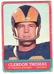 Tarjeta coleccionable Clendon Thomas 1963 de la NFL #131 - Imagen 1 de 2