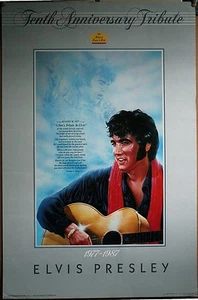 ELVIS TENTH ANNIVERSARY TRIBUTE poster**REDUCED 50%*** - Picture 1 of 6