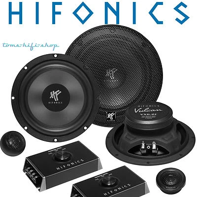 Hifonics Vulcan VX6.2C 200 Watt 16,5cm 2-Wege System Auto Lautsprecher Set 165mm - Bild 1 von 4
