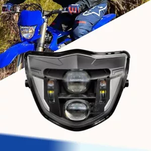 LED Headlight Hi/Lo Daytime Running Light for Yamaha WR250F WR450F 2013-2023 - Picture 1 of 12