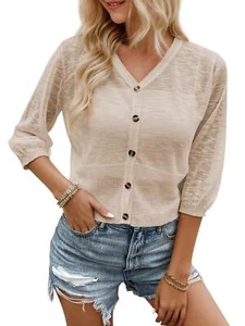 Womens Cardigan Sweater Solid Color Open Front Outwear NEW - Picture 1 of 14