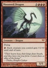 1x MOONVEIL DRAGON - Rare - Dark Ascension - MTG - NM - Magic the Gathering