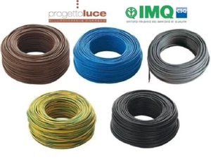 CAVO CORDINA UNIPOLARE CPR FS17 1,5 2,5 4 6 FILO ELETTRICO METRO EX N07VK - Foto 1 di 7