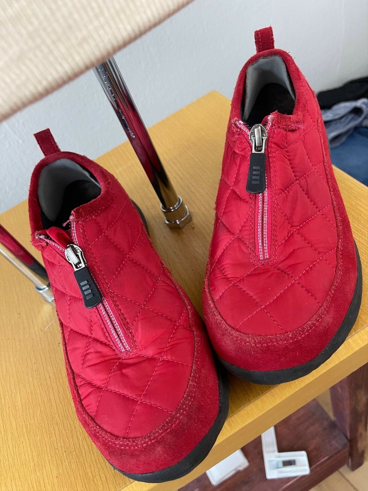 lands end quilted shoes