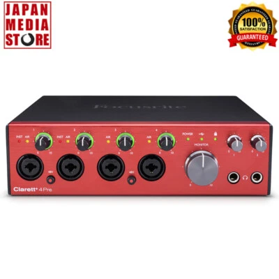 Focusrite Clarett+ 4Pre USB Audio Recording Interface for PC and Mac BRAND NEW  - Image 1 of 4
