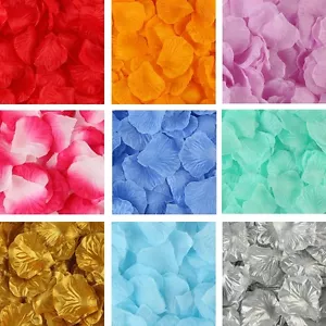 Silk Rose Flower Petals Engagement Wedding Decoration Confetti Table Party - Picture 1 of 31