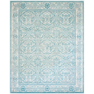 SAFAVIEH Evoke Collection EVK242C Ivory / Light Blue Rug - Picture 1 of 25