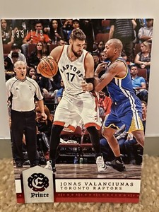 2016-17 Panini Excalibur Prince /149 Jonas Valanciunas #168 Basketball Card