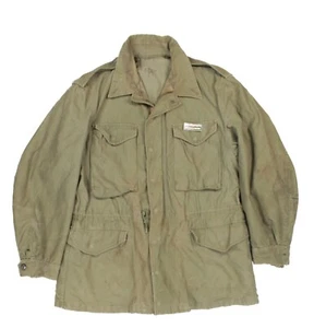 U.S. Korean War OG107 Sateen M51 Field Jacket Size Medium Regular Unknown Date - Picture 1 of 10